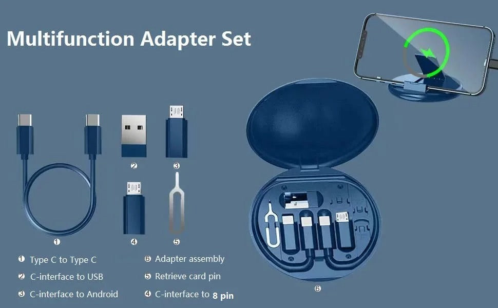 Kit de Câble Multiport 6 en 1 USB-C